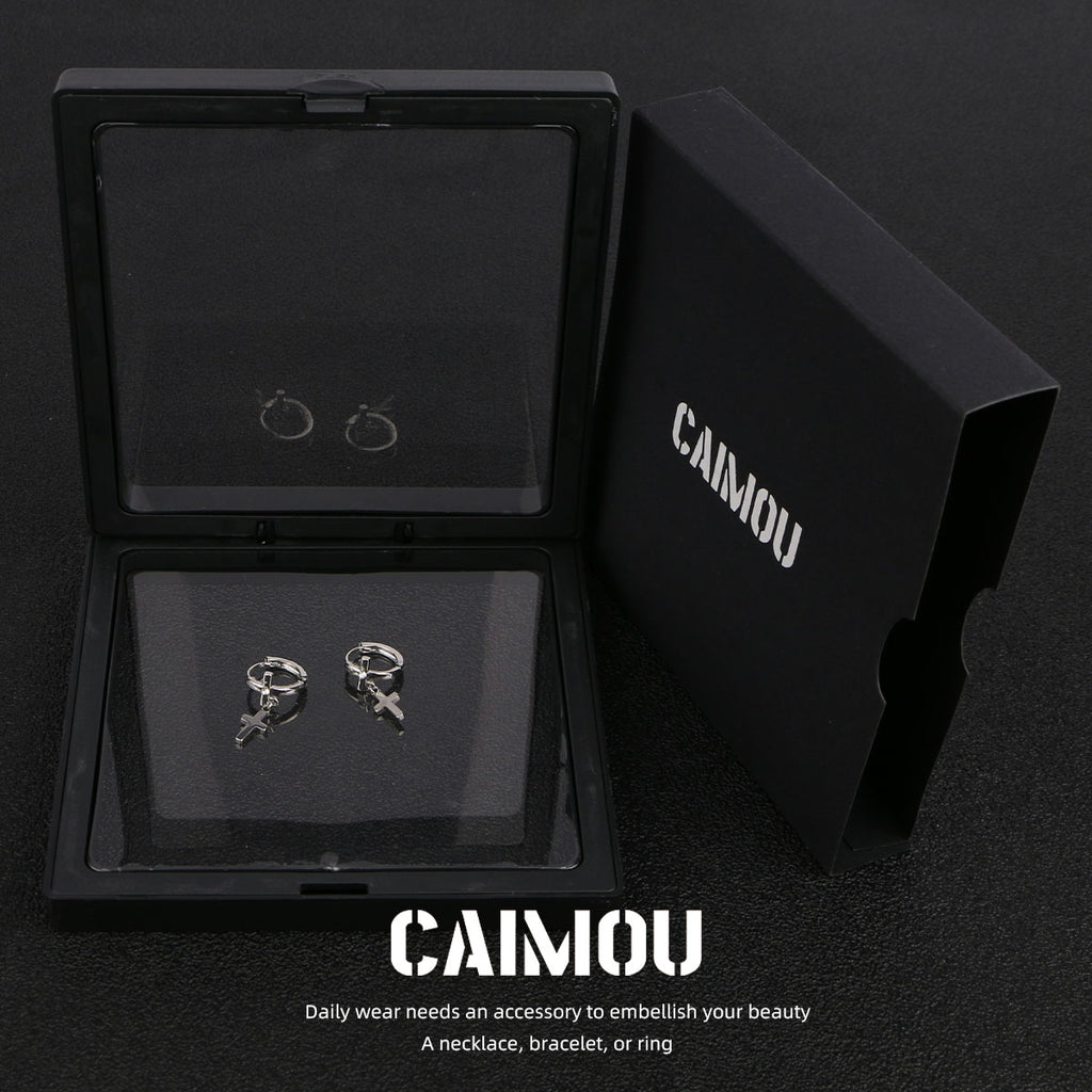 Multi Cross Hoop Earrings