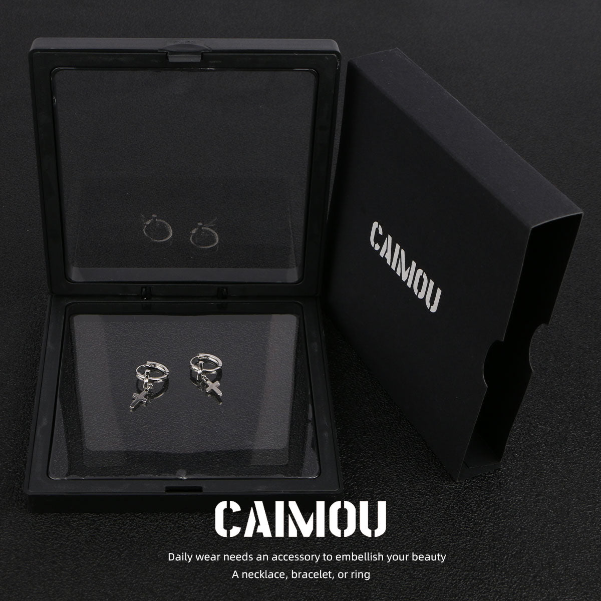 Multi Cross Hoop Earrings