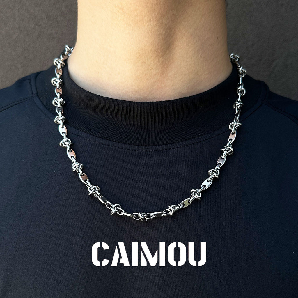 Pig Nose Link Chain Necklace