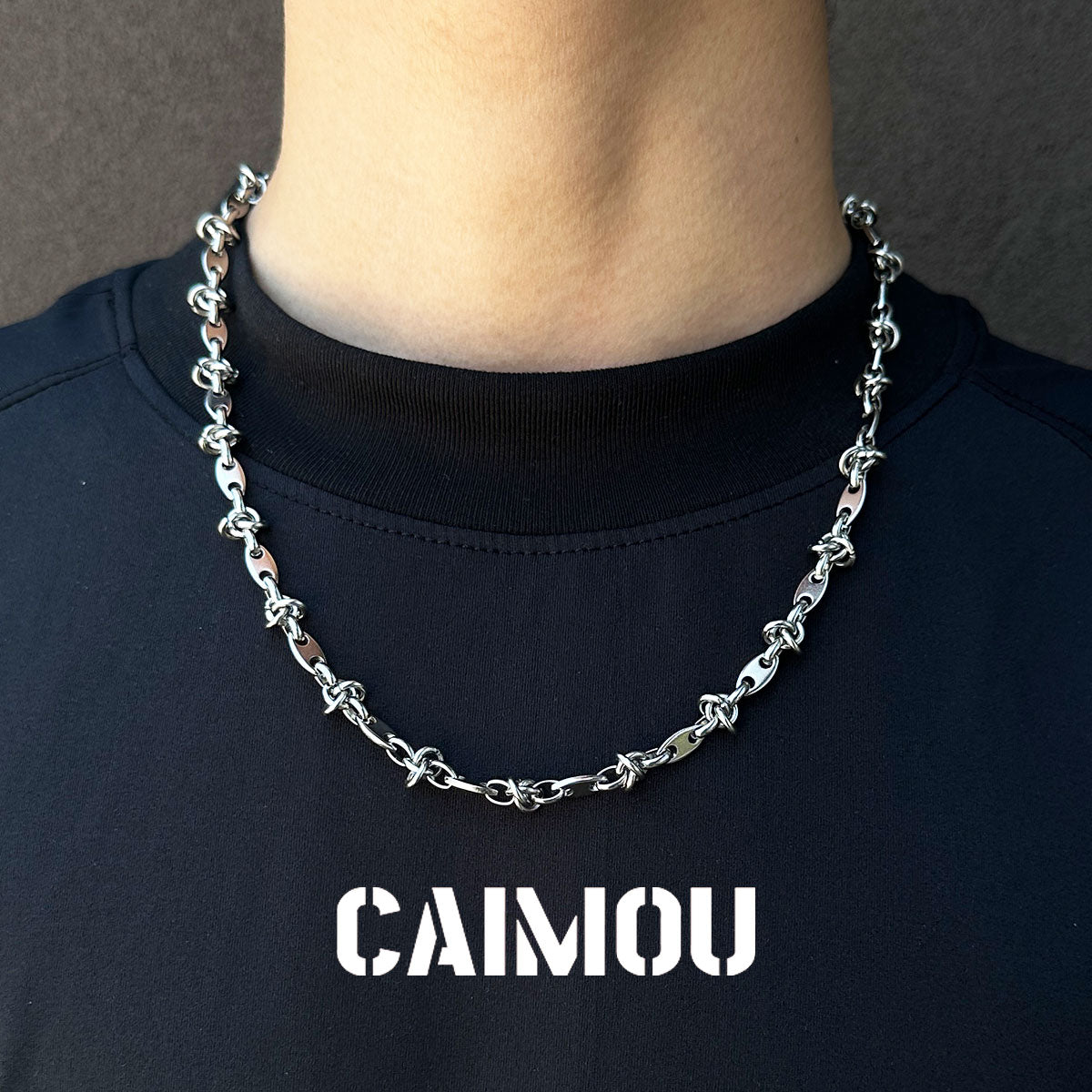 Pig Nose Link Chain Necklace