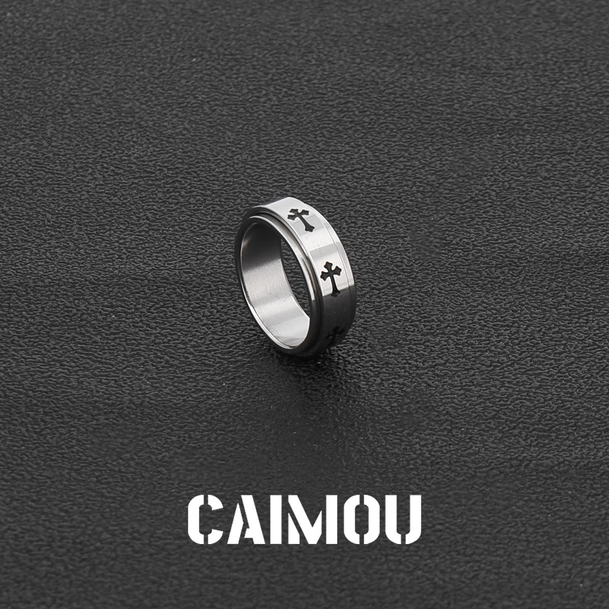 Cross Spinner Ring