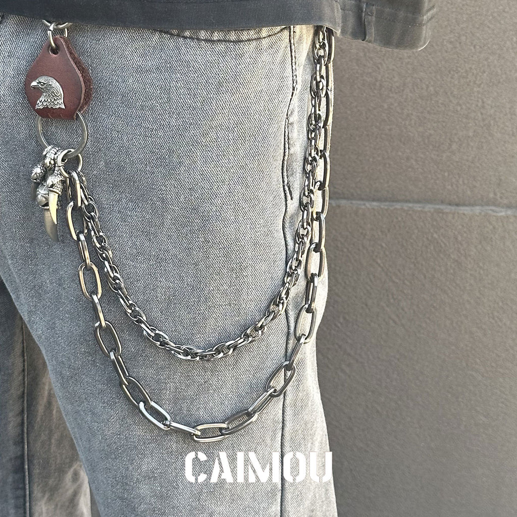 Eagle Claw Double-Layer Pants Chain
