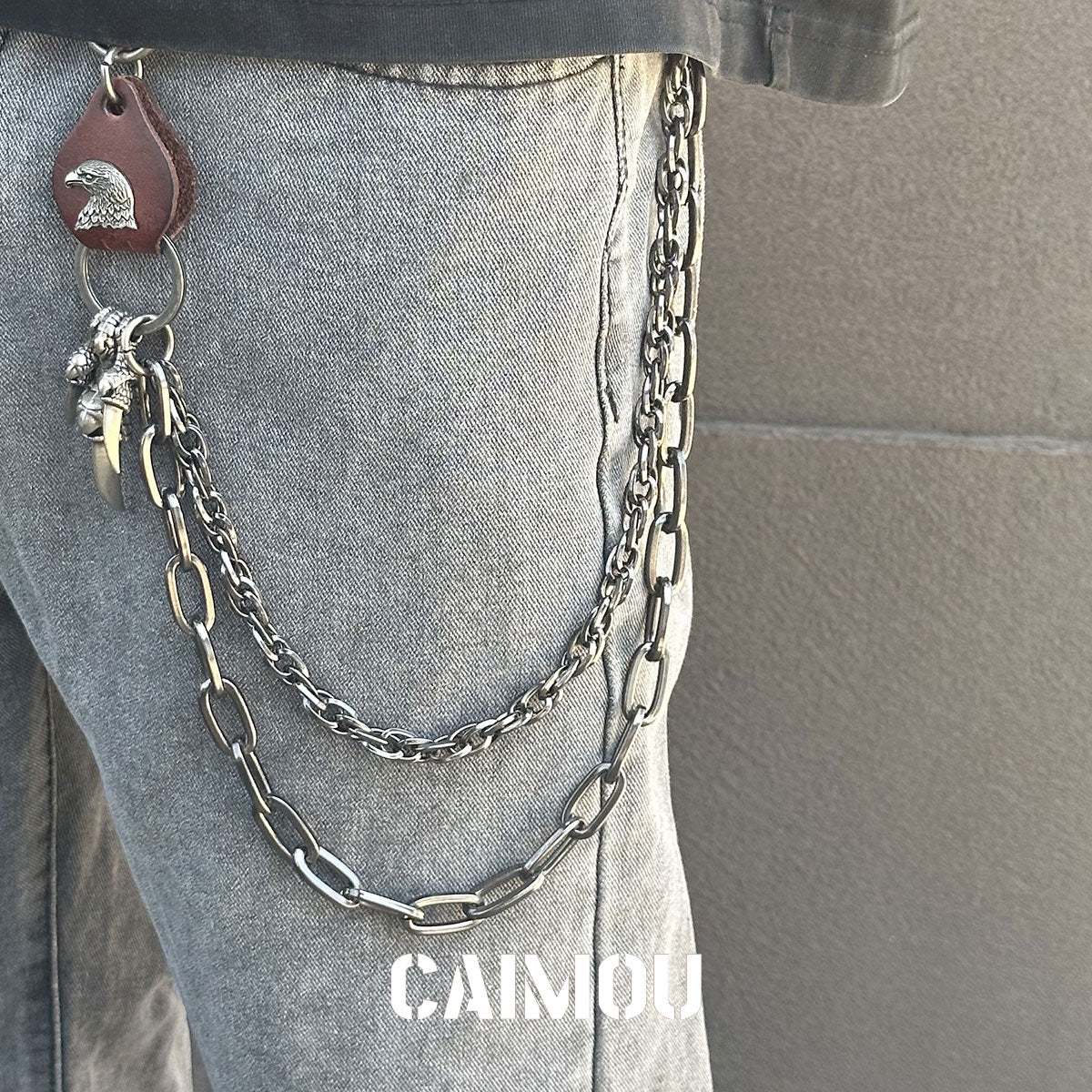 Eagle Claw Double-Layer Pants Chain