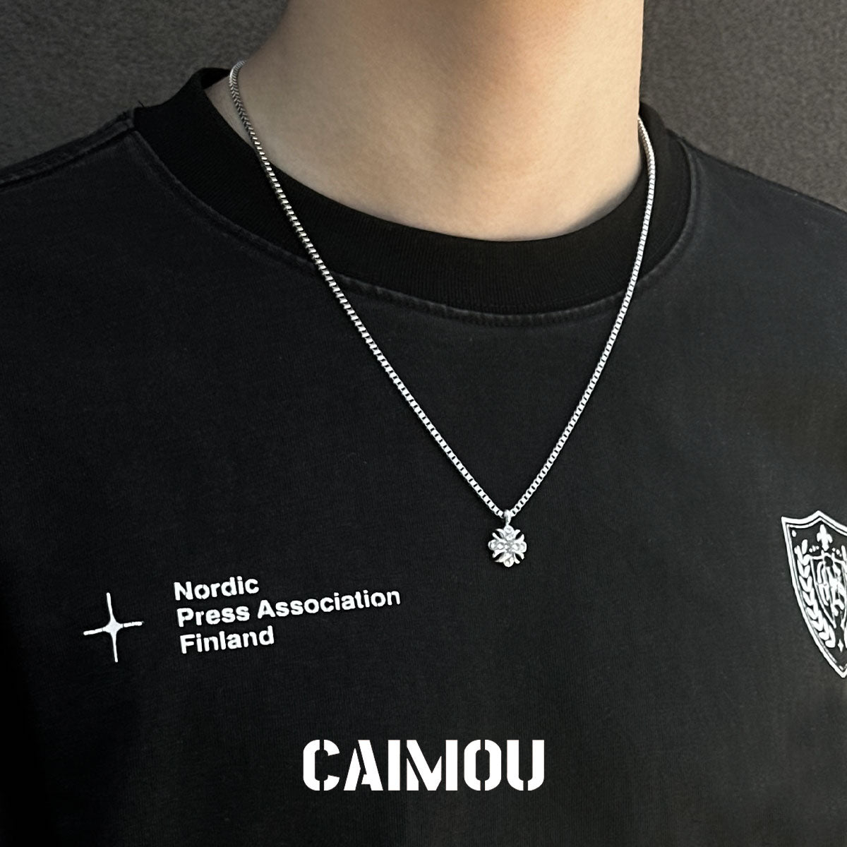 🌸✝️Cross flower necklace