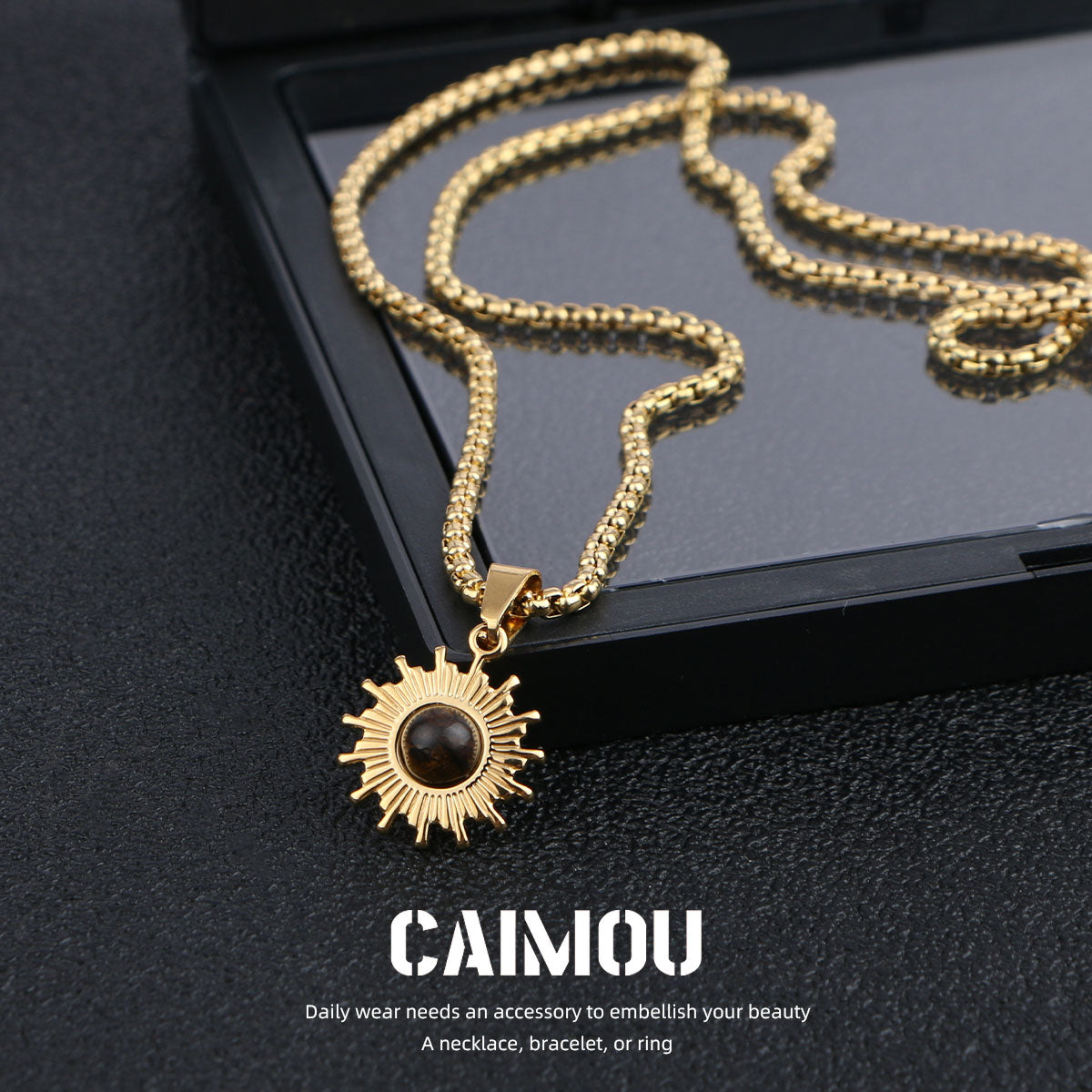 Sun Pendant Necklace