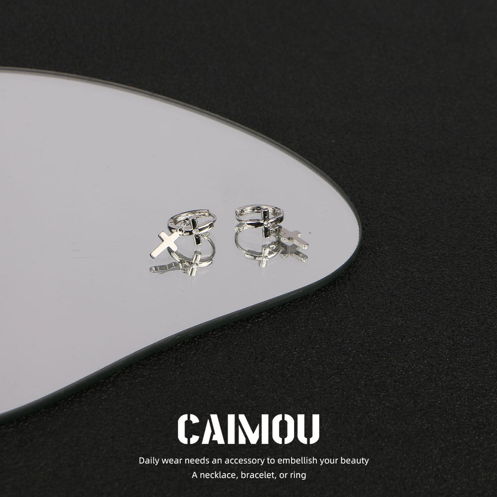Multi Cross Hoop Earrings