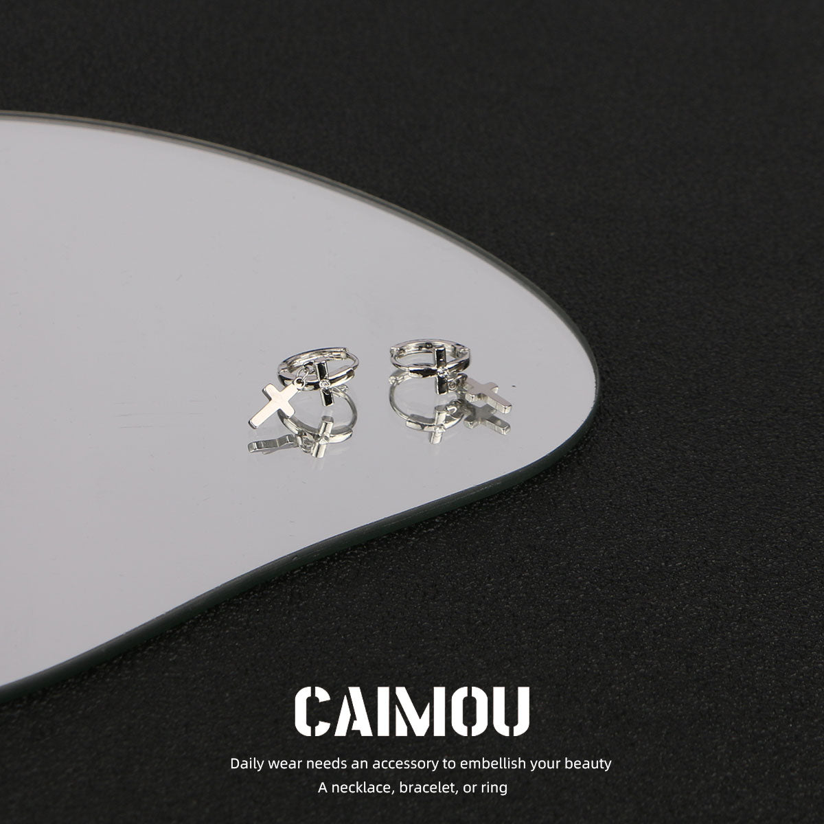 Multi Cross Hoop Earrings