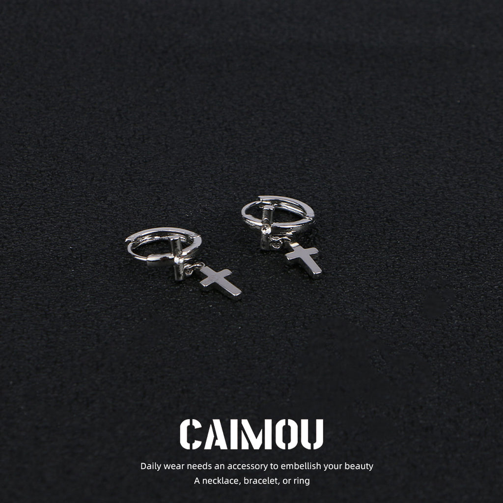 Multi Cross Hoop Earrings