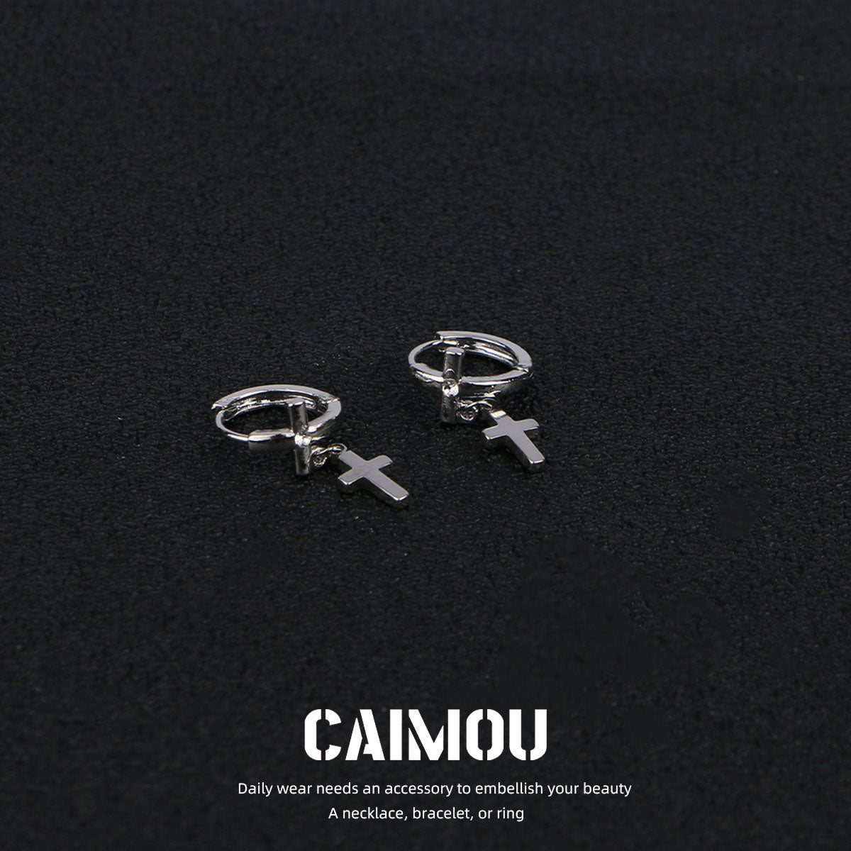 Multi Cross Hoop Earrings