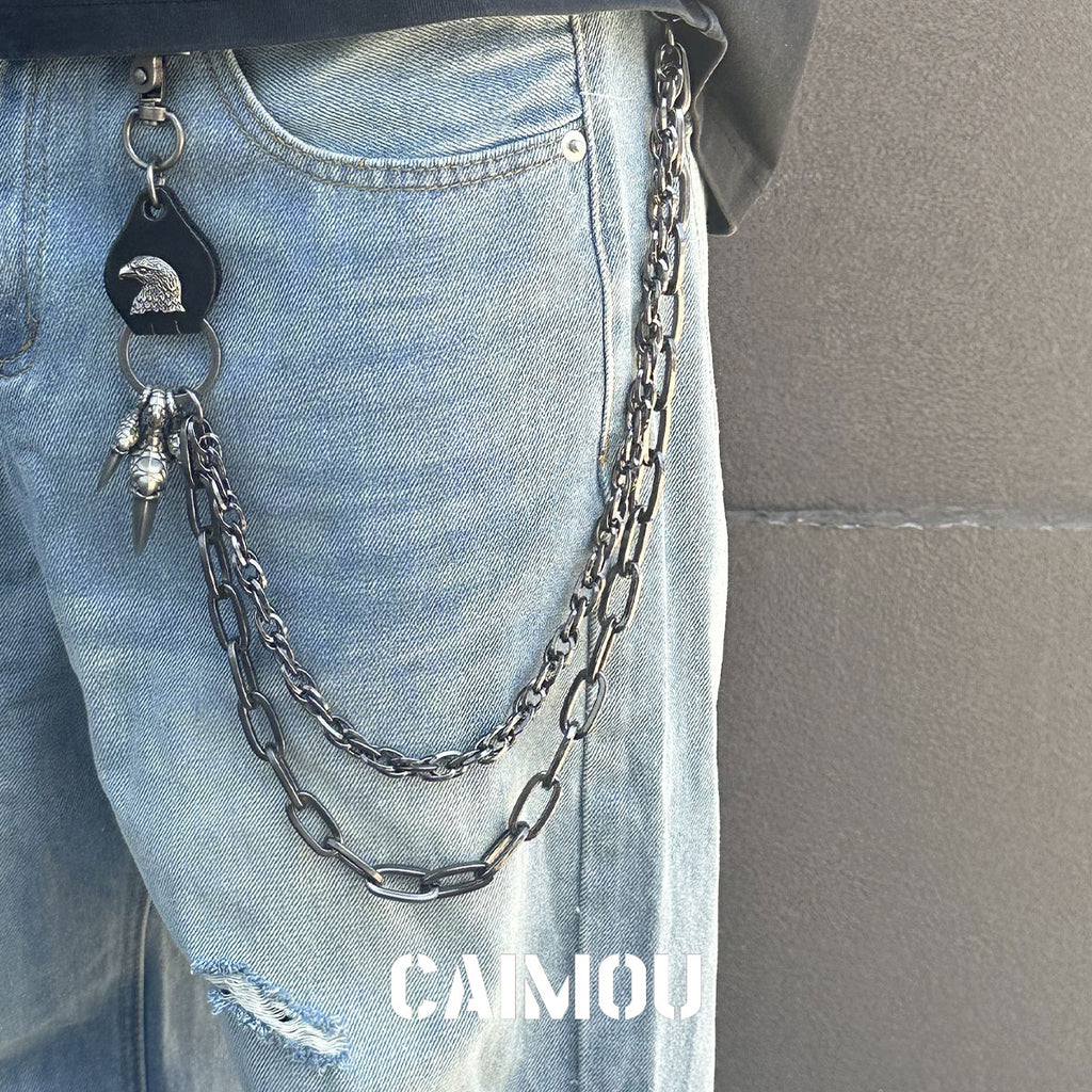 Eagle Claw Double-Layer Pants Chain