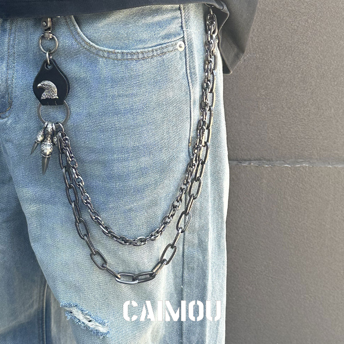 Eagle Claw Double-Layer Pants Chain