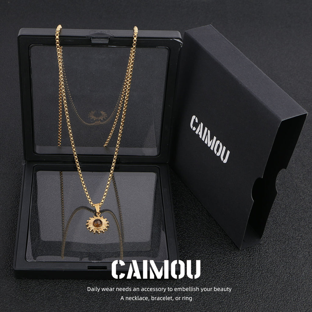 Sun Pendant Necklace