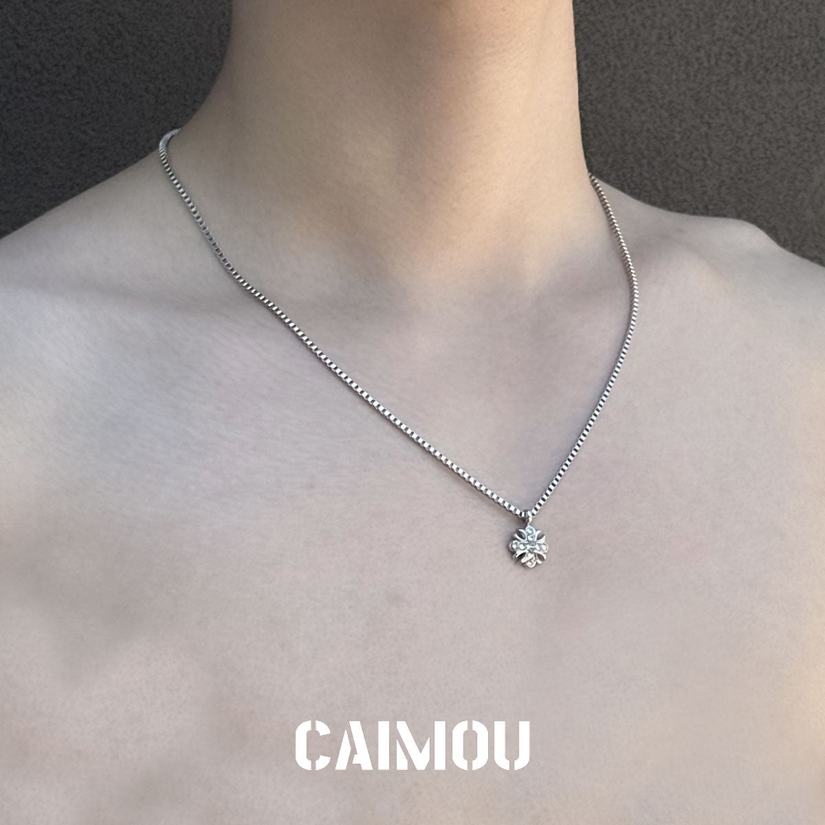 🌸✝️Cross flower necklace