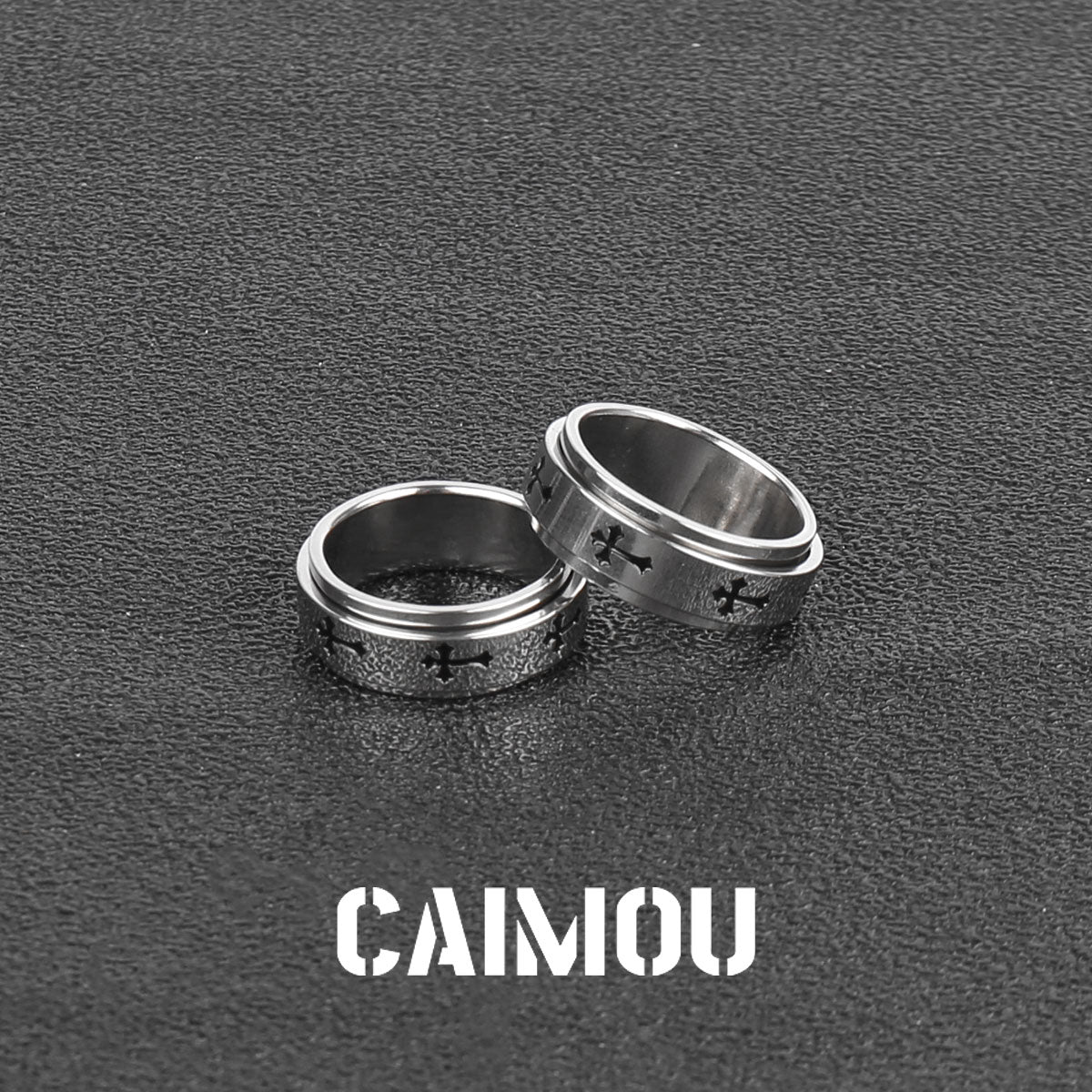 Cross Spinner Ring