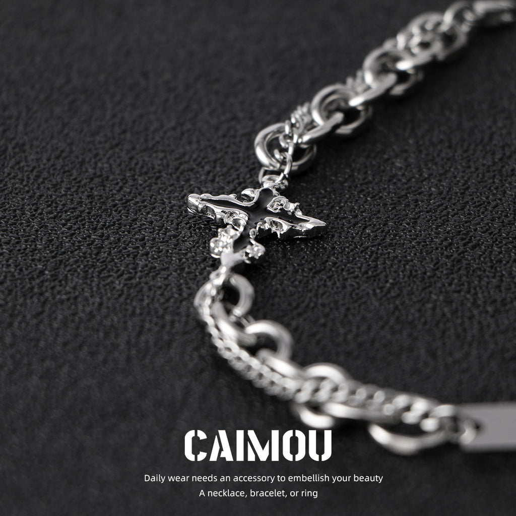 Dark Cross Bracelet