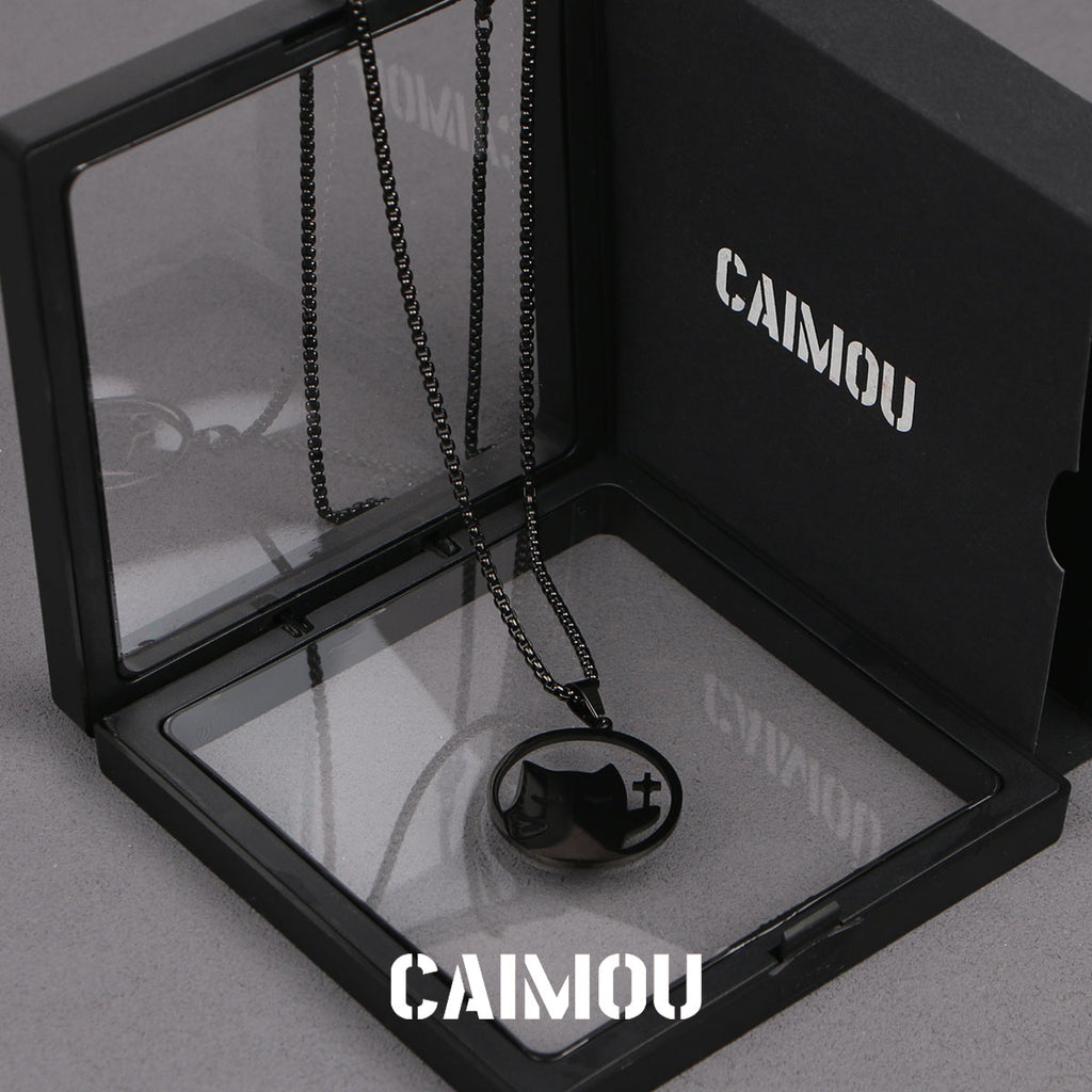 Black Cat Couple Necklaces