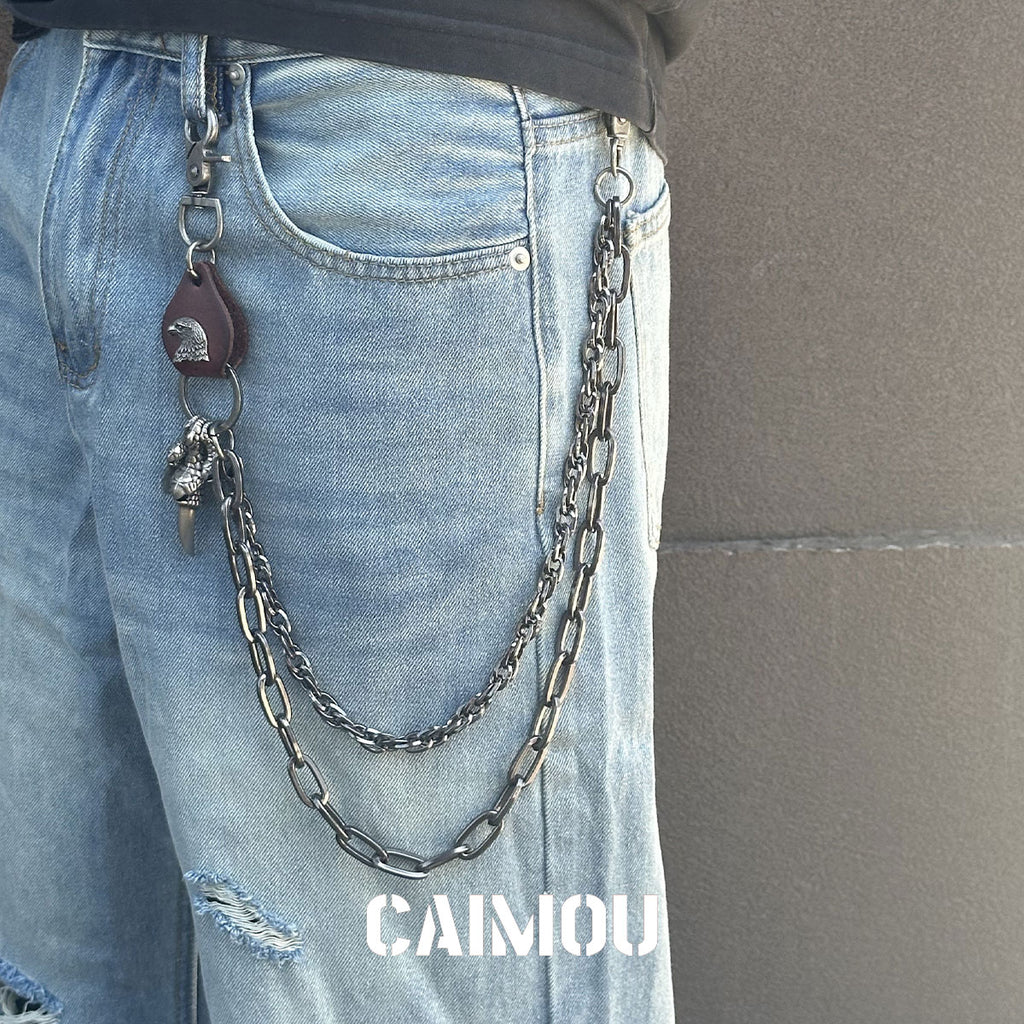 Eagle Claw Double-Layer Pants Chain