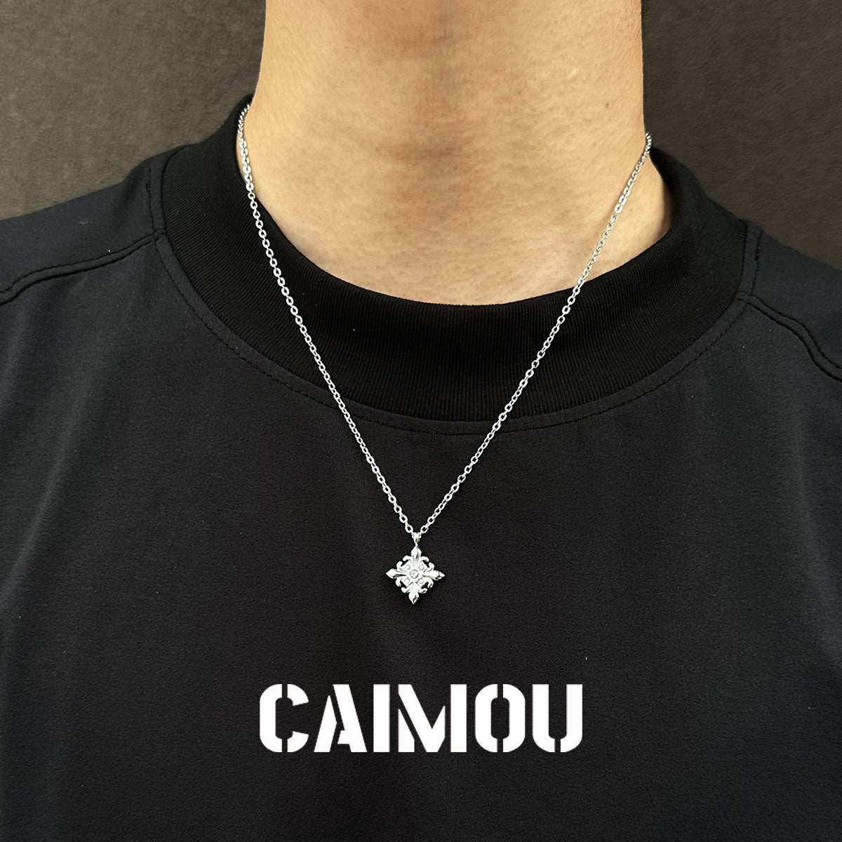 Diamond Cross Pendant Necklace