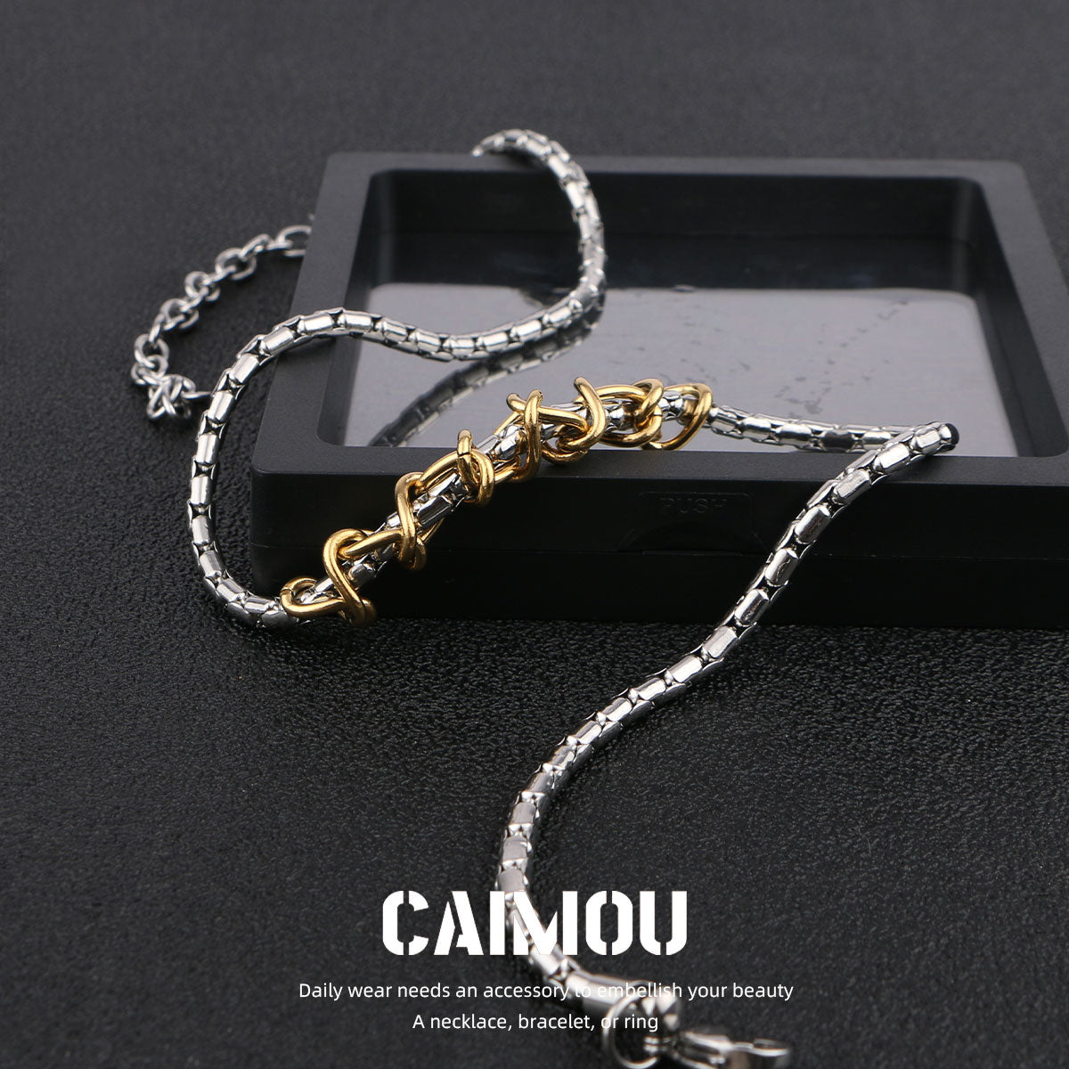 golden thorn necklace
