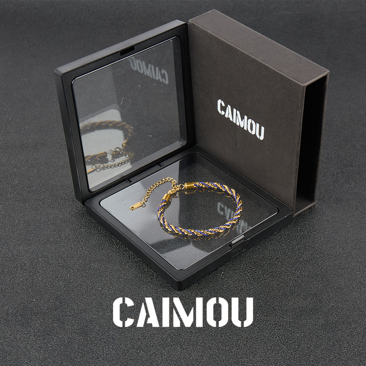 Stainless Steel Slim Twisted Rope Bracelet