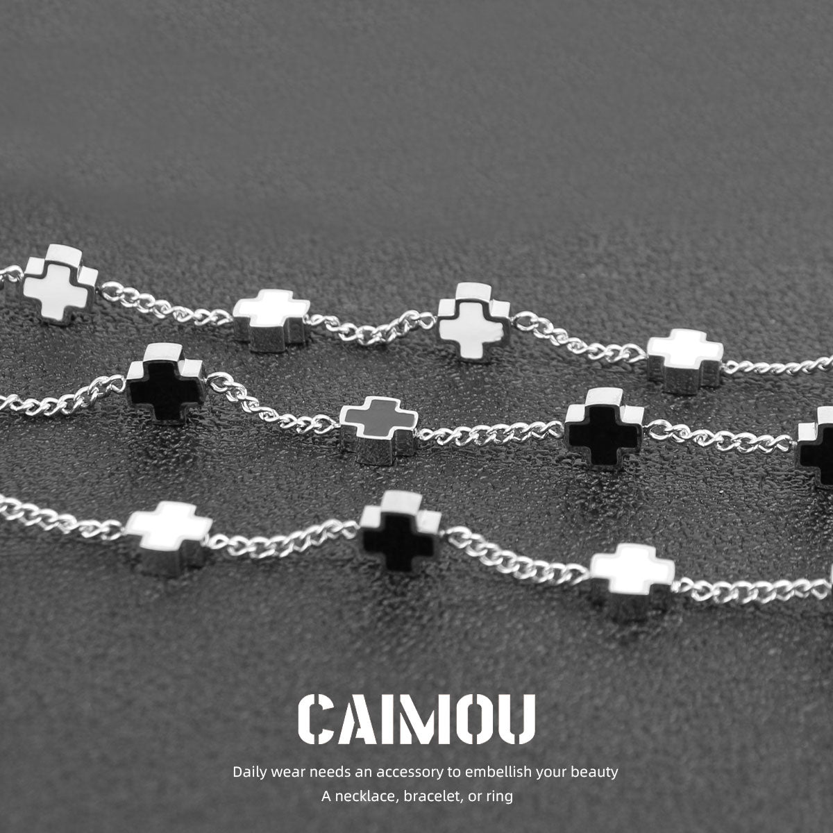 Sideways Cross Bracelet