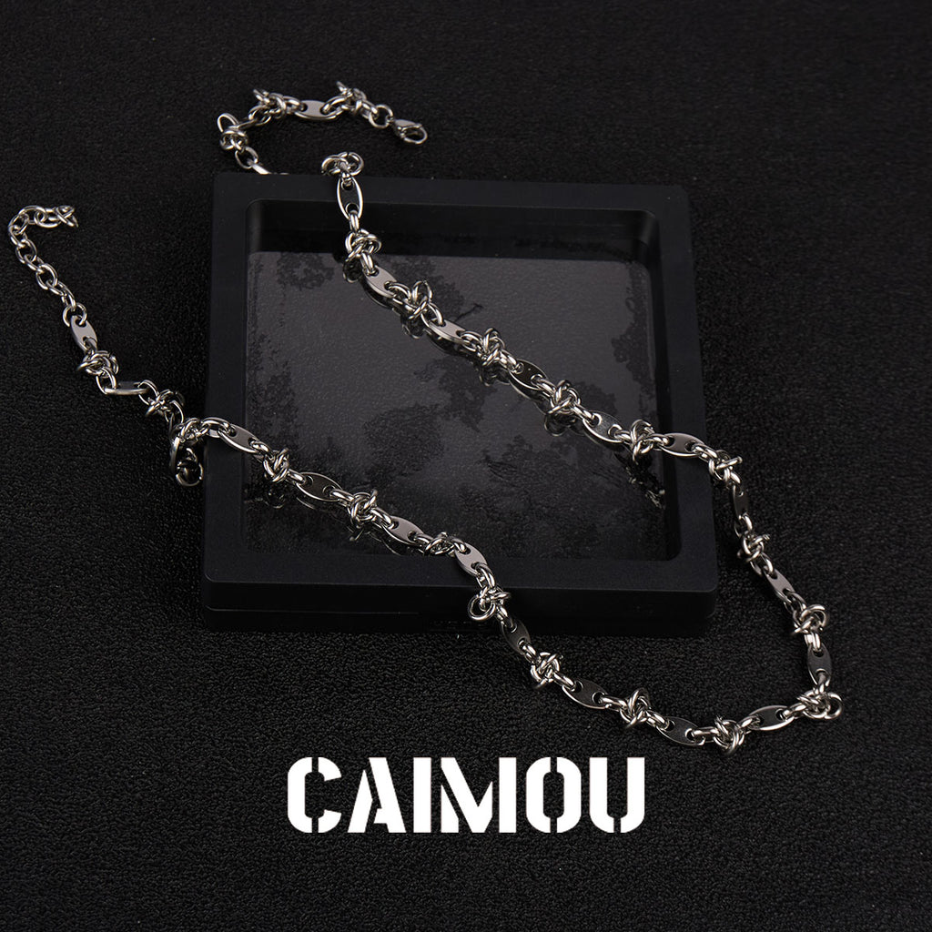 Pig Nose Link Chain Necklace