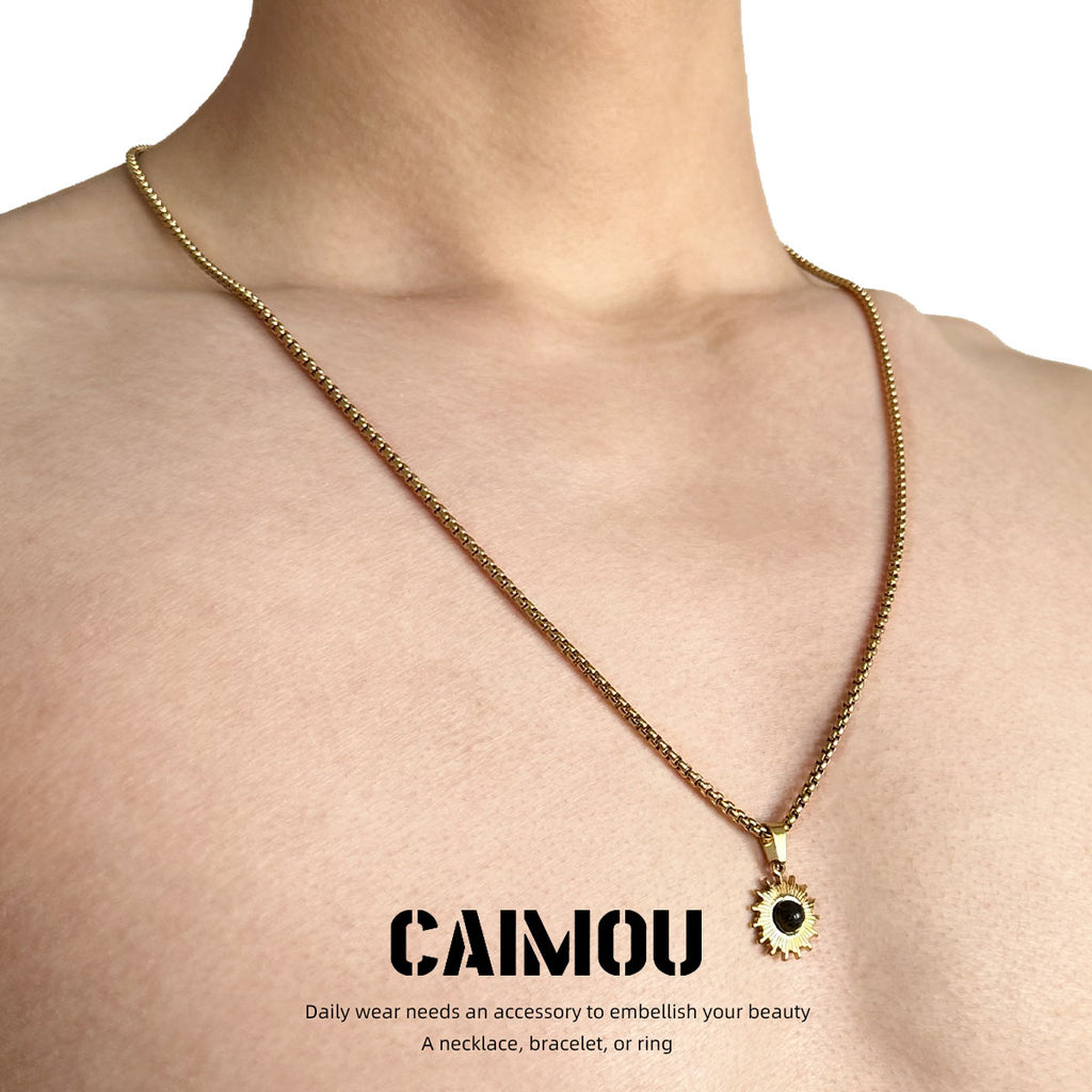 Sun Pendant Necklace