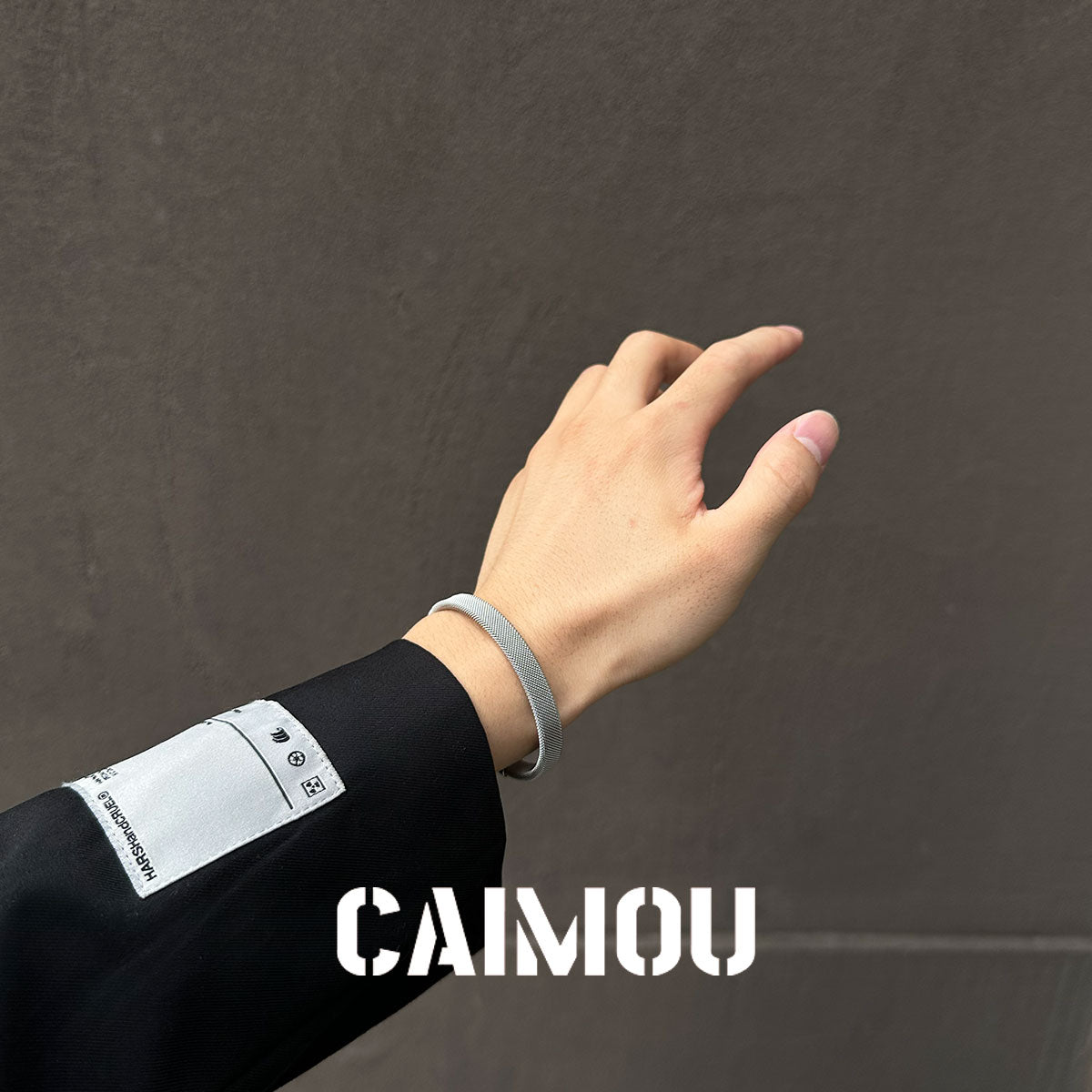 Mesh Grid Cuff Bangle