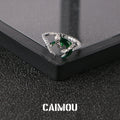 Snake Winding Moon Open Ring