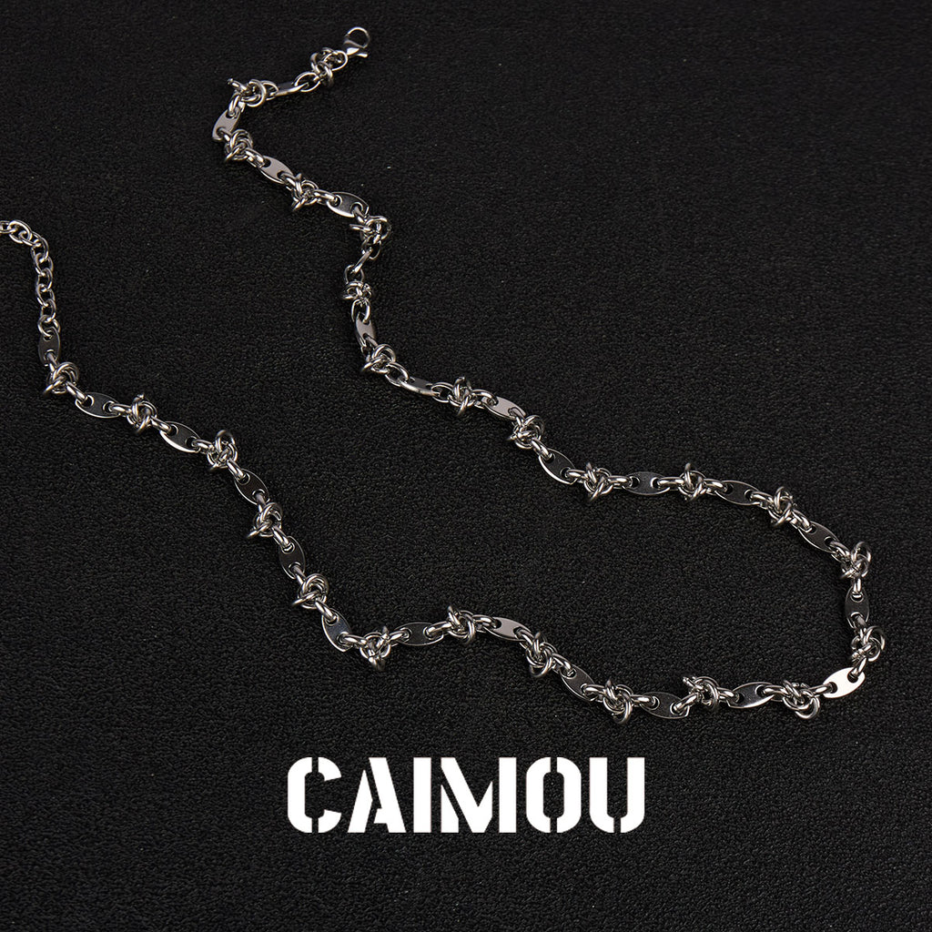 Pig Nose Link Chain Necklace
