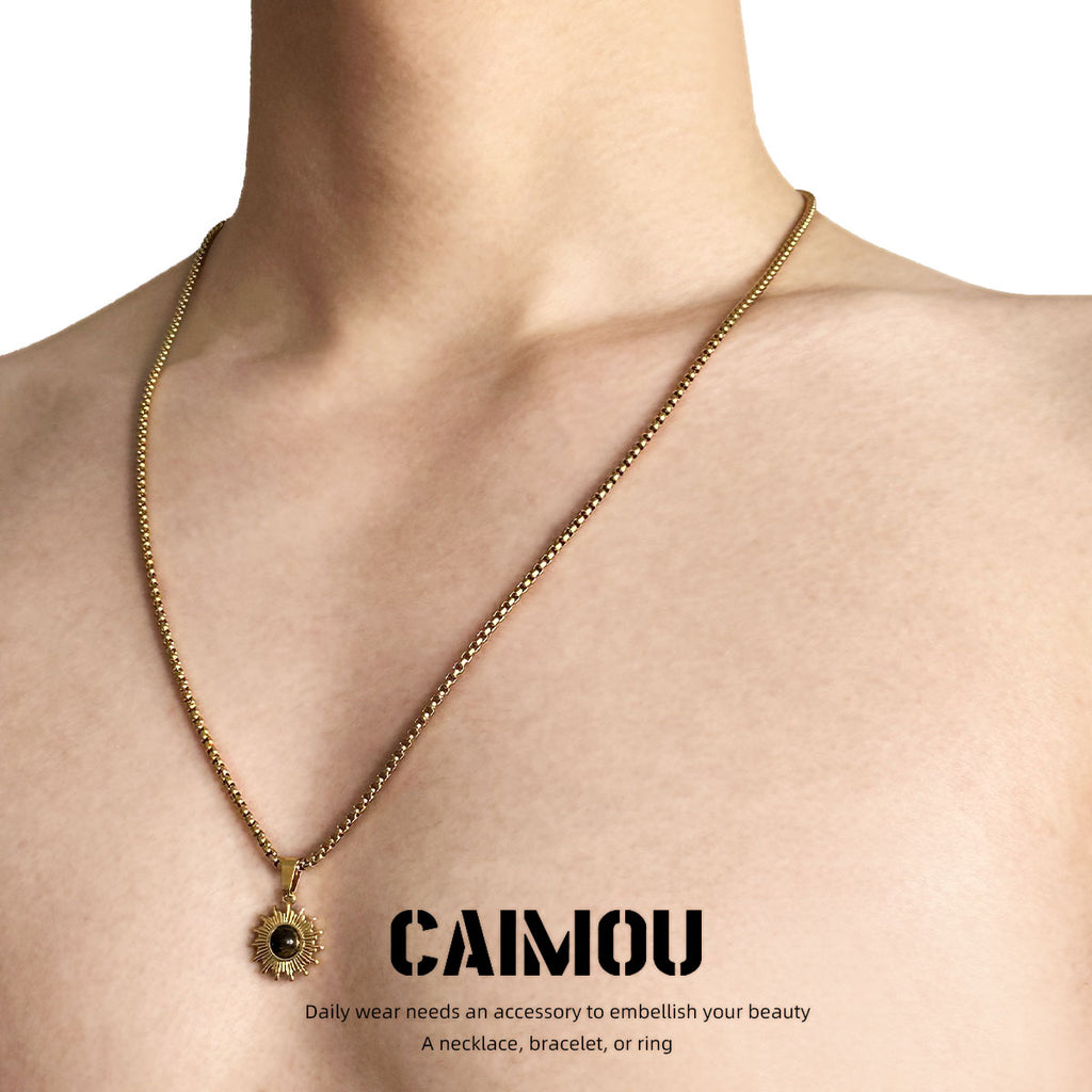 Sun Pendant Necklace