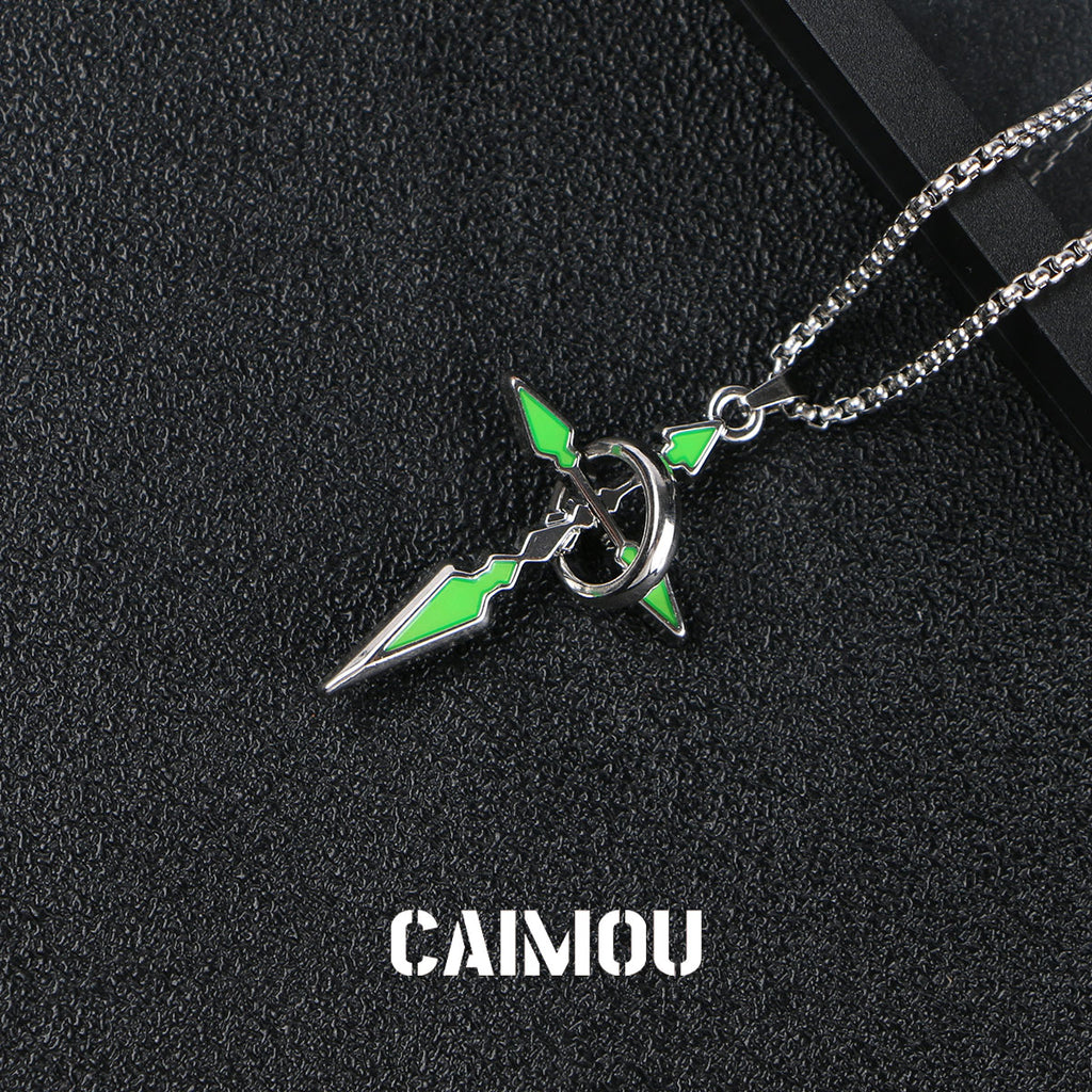 ✝️⭕Single-ring cross necklace