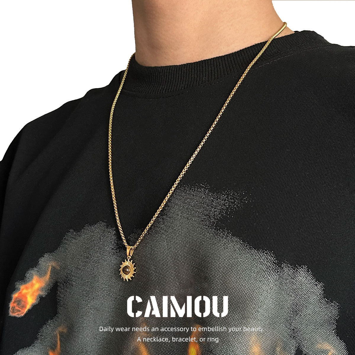 sun necklace