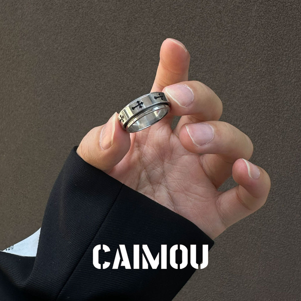 Cross Spinner Ring
