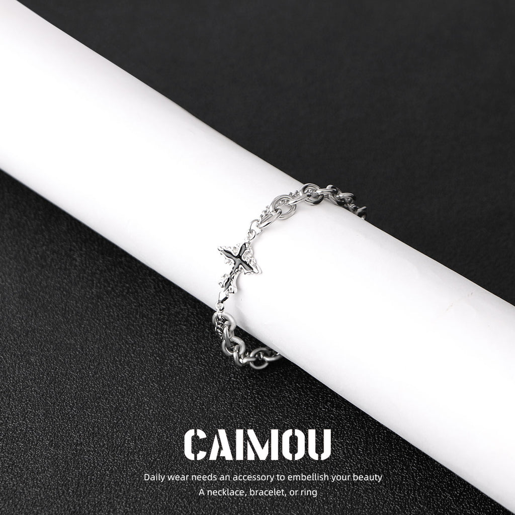 Dark Cross Bracelet