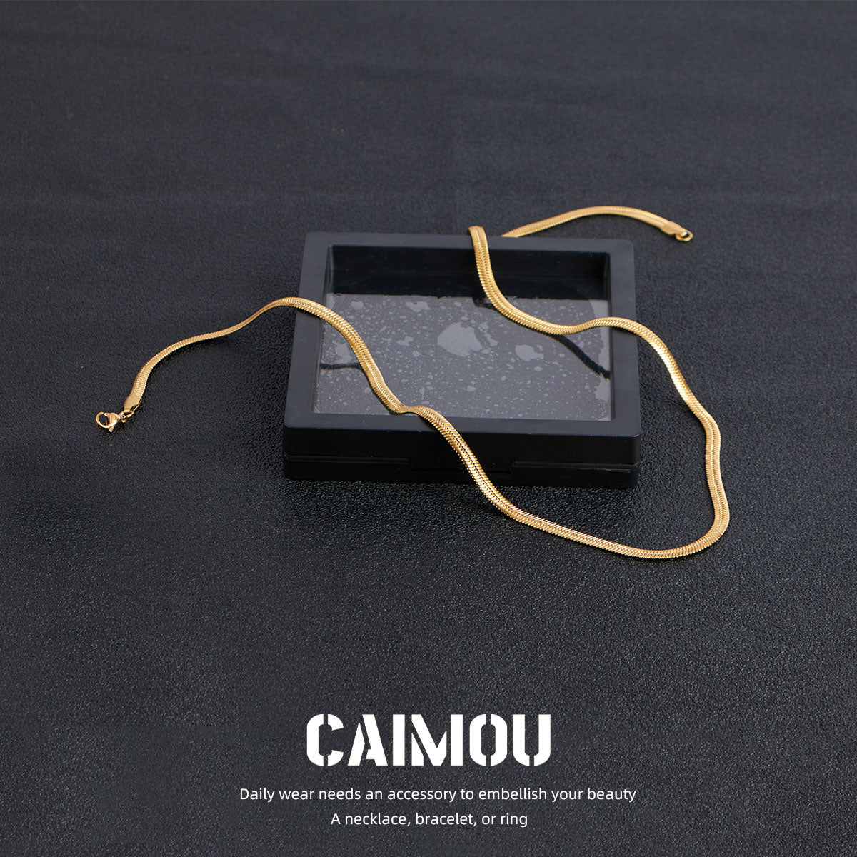 Flat Snake Chain Necklace
