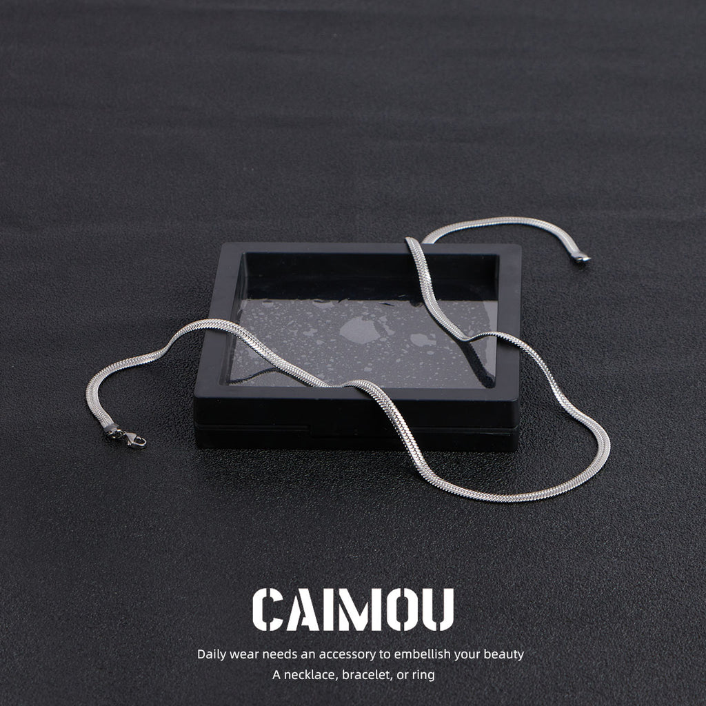 Flat Snake Chain Necklace