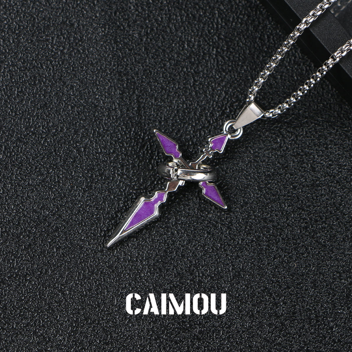 ✝️⭕Single-ring cross necklace