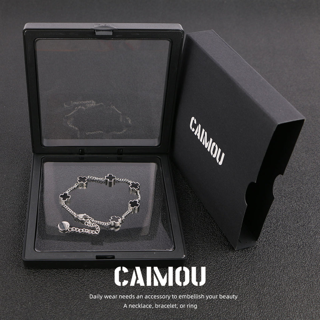 Sideways Cross Bracelet