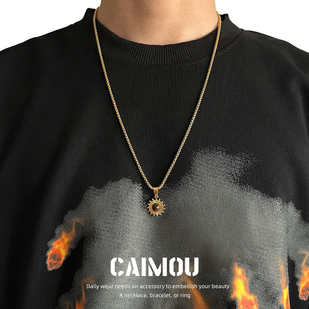 sun necklace