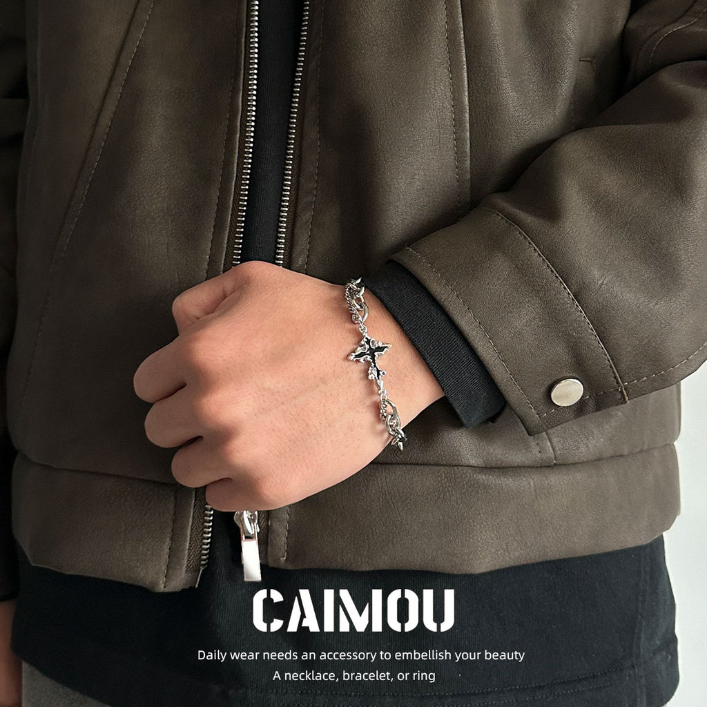 Dark Cross Bracelet