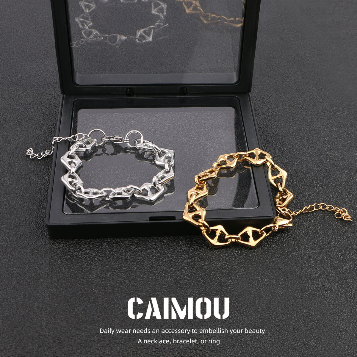 Geometric Rhombus Bracelet