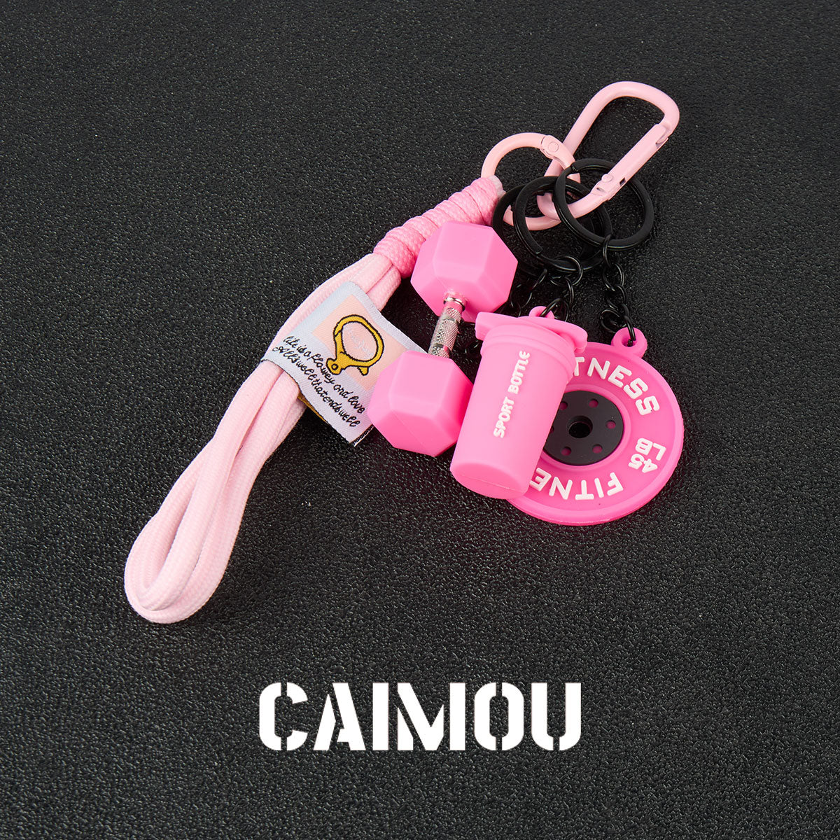 Dumbbell & Water‑Bottle Pant Chain