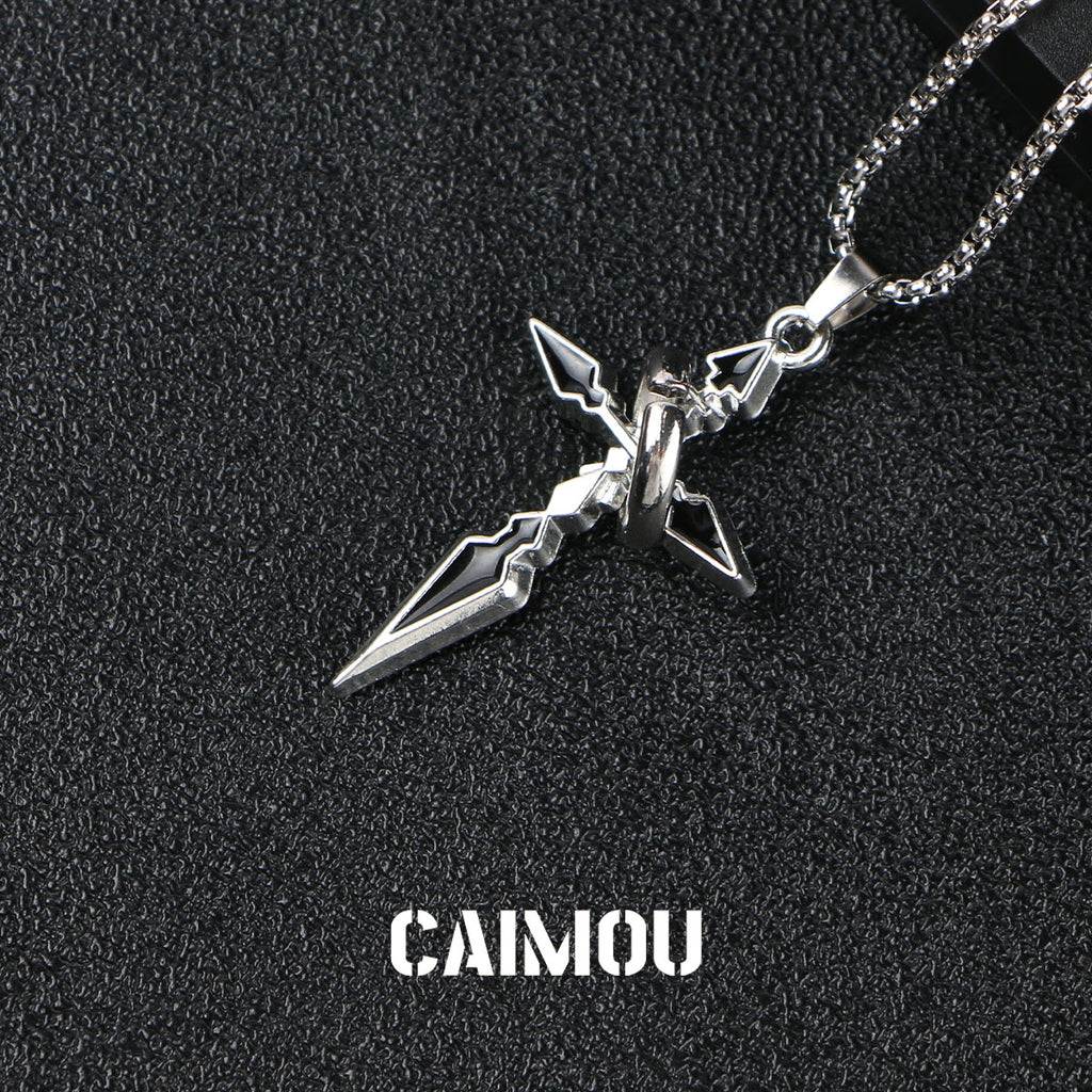 ✝️⭕Single-ring cross necklace