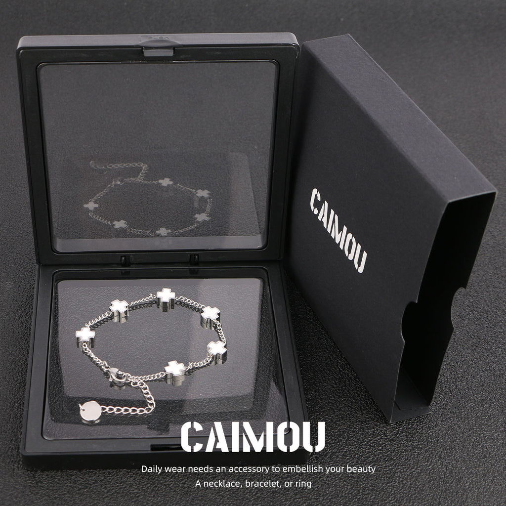 Sideways Cross Bracelet