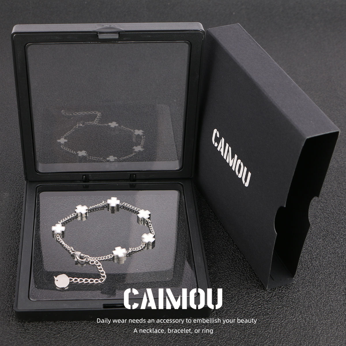 Sideways Cross Bracelet