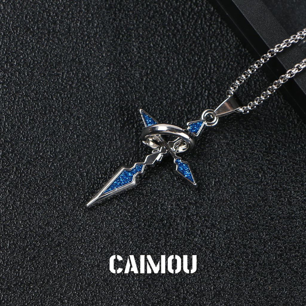 ✝️⭕Single-ring cross necklace