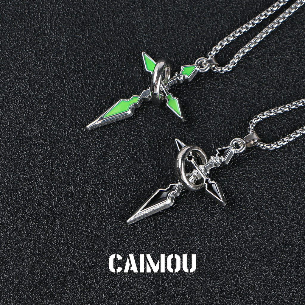 ✝️⭕Single-ring cross necklace