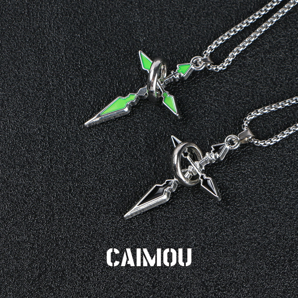 ✝️⭕Single-ring cross necklace