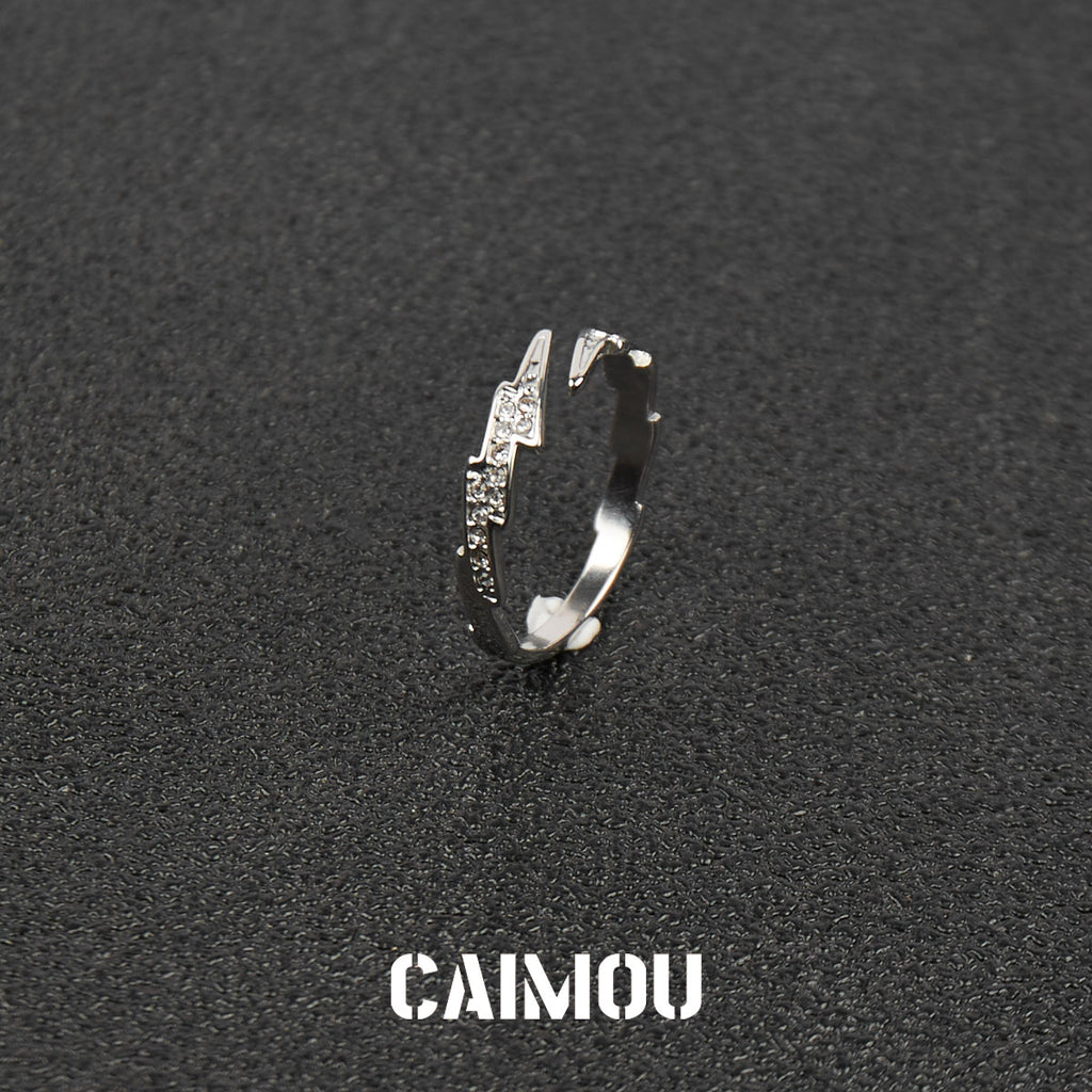 Lightning Open Adjustable Ring